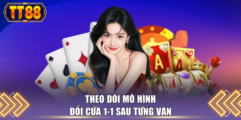 Theo dõi mô hình đổi cửa 1-1 sau từng ván