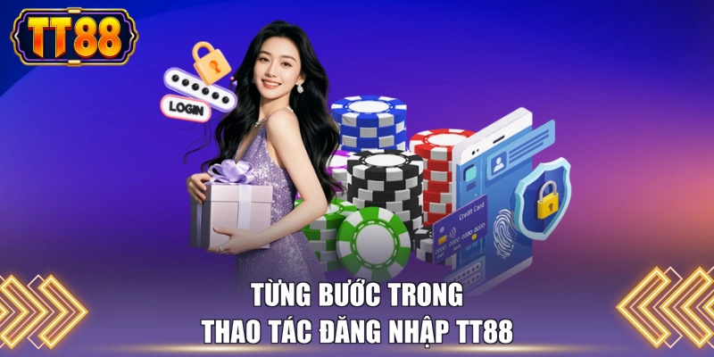 Từng bước trong thao tác đăng nhập TT88